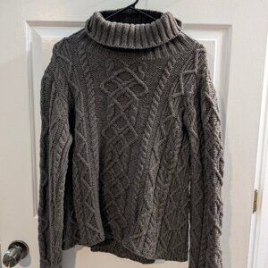 Vintage 100% Wool Fisherman Sweater